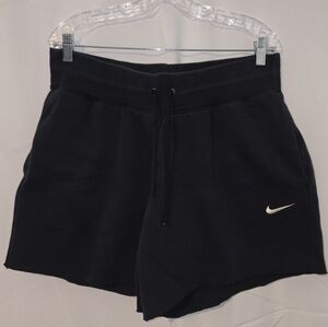 Nike Women’s Black Athletic Drawstring Shorts with Swoosh
